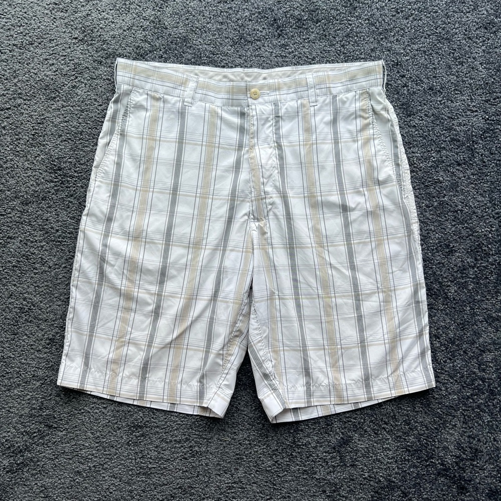 PGA Tour Plaid Golf Shorts